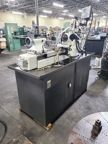 Cyclematic #CTL-618EVS, cnc lathe, 11" swing, 18" centers, 5" chuck, 4000 RPM, digital read out, 6" swing - Image 6