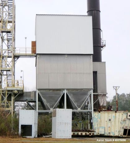 6256 sq.ft. Zurn #A-ZJ-270-14.75, pulse jet bag house, 6' diameter x 14.75' High Temp Nomex Bags, spares - Image 2