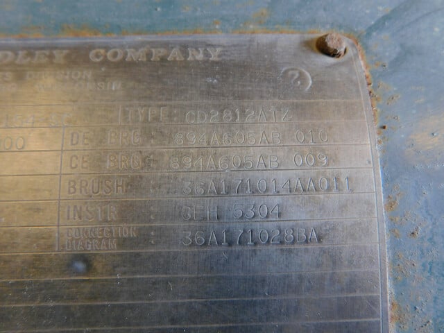 7 HP 1150/2000 RPM GE Allen-Bradley #5CD3, DC, 240 Volts, TENV, Shunt, CD2812ATZ - Image 7
