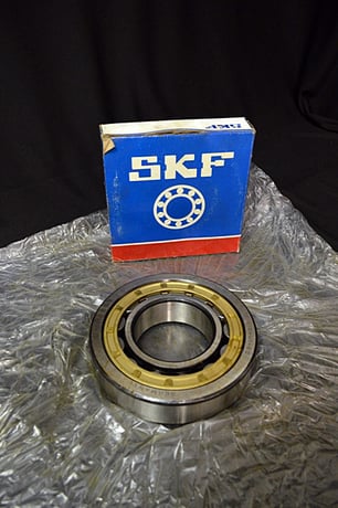 SKF #NU314ECM/C3, Cylindrical roller bearing, 70mm bore, unused - Image 1