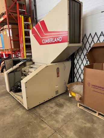No. 1640X Cumberland, briquetter, hydraulic lift for blade & screen changing, 2 spare screens - Image 1