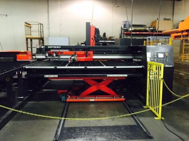 Amada #MP1530NJ, load / unload system, 5' x 10' sheet, 2008 - Image 1