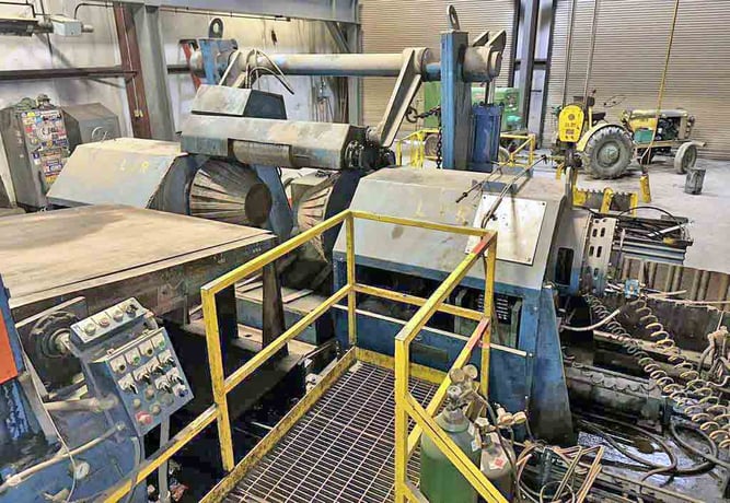 72" x .5" Delta, Cut-To-Length line, 60000 lb., 100 FPM, .5" x 72" Delta SS-652-000 shear, entry & exit pinch - Image 6