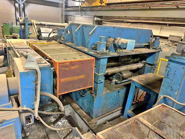 72" x .5" Delta, Cut-To-Length line, 60000 lb., 100 FPM, .5" x 72" Delta SS-652-000 shear, entry & exit pinch - Image 10