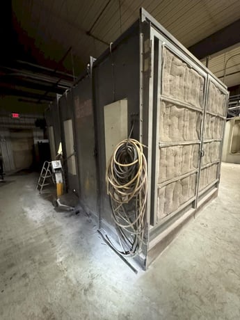 Global, Spray Booth, 100" x 116" x 183", Nordson collector, Gema guns 2x - Image 1