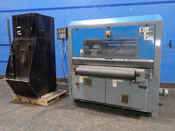 Loewer #DM4TD1000, Deburring Machine, 40", MicroAir cleaner, 480 V., - Image 1