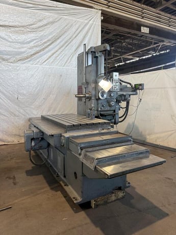 3" Devlieg #3H-72, horizontal boring mill table type, 72" horizontal travel, 60" vertical travel, 16" spindle - Image 1