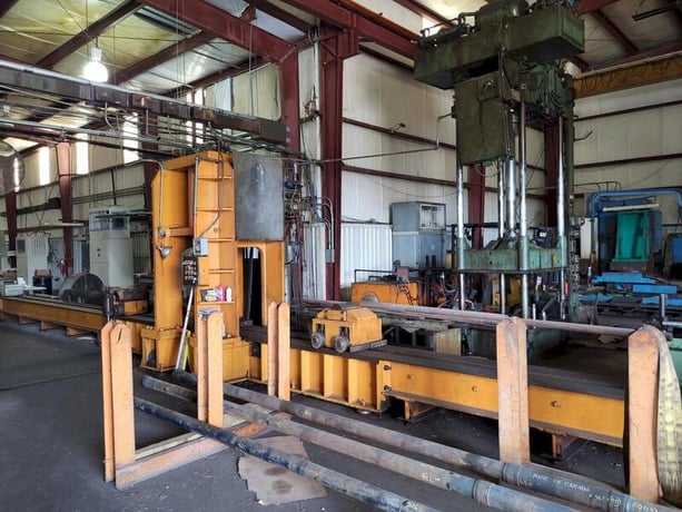 800 Ton, Bar Straightening Press, 48' - Image 1