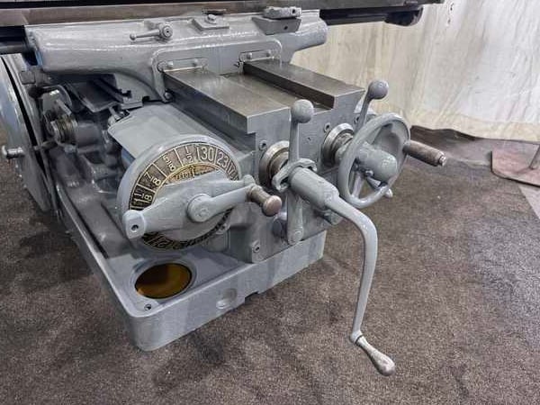 Kearney & Trecker #2K, plain horizontal milling machine, 56" x 12" table, dual controls, overarm support, 7.5 - Image 3