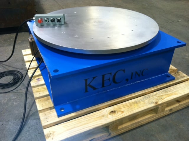 6000 lb. KEC Inc., flat turntable - Image 1
