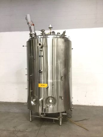 792 gallon DCI #3000L, Stainless Steel jacketed reactor / fermenter, 30 psi / FV @ 300°F, jacket rated 100 - Image 7