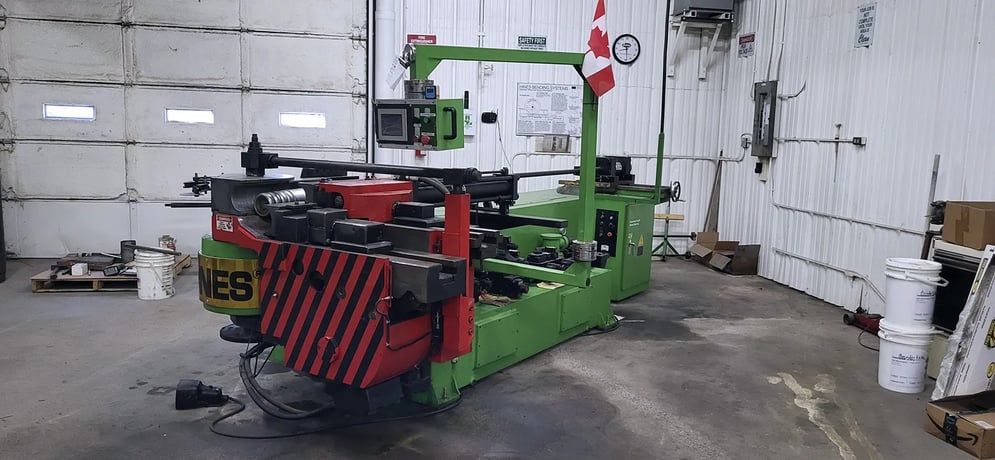 6" Hines #600NC, CNC tube benders, die sets, mandrel rods, 2005 - Image 1