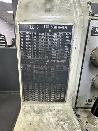 16.9"/25.5" x 40" Select #1640G, manual lathe, 13" 3-jaw chuck, 3.07" bore, Accu-Rite digital read out - Image 8