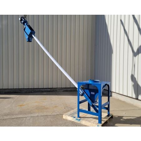 3" diameter x 10' long Carolina Conveying, Mild Steel Flexible Screw Conveyor, 3 HP, 230/460 V. - Image 2