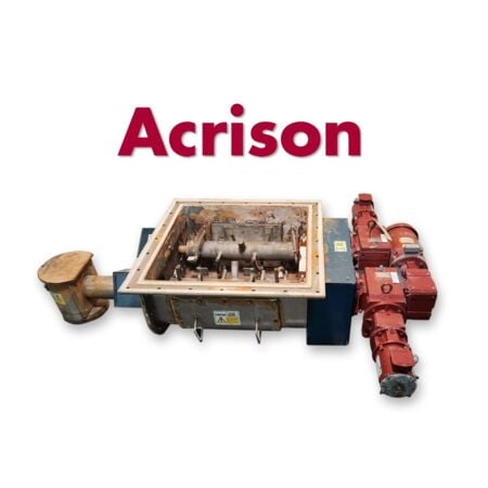 4.5" Acrison #BDF-25N, stainless steel auger agitator bin - Image 1