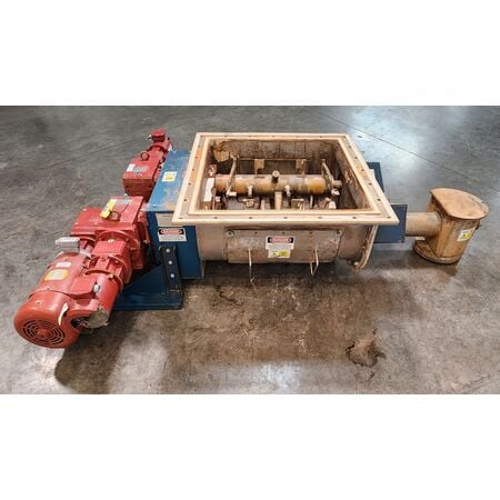 4.5" Acrison #BDF-25N, stainless steel auger agitator bin - Image 3