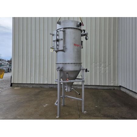 2000 cfm Flexicon, Stainless Steel Pulse-Jet Filter Receiver, 290 sq.ft., 36" diameter x 126" tall assembled - Image 2