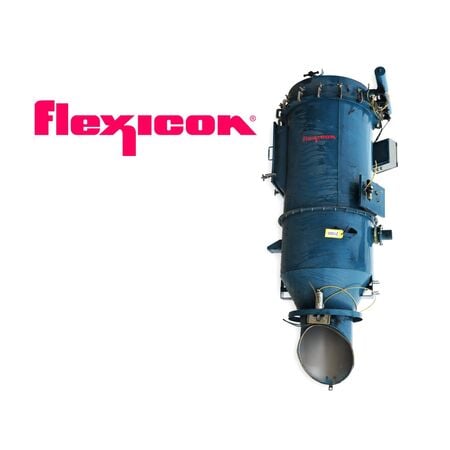 Flexicon, Filter Receiver Cartridge Dust Collector w/ Fike Explosion Vent, 120 VAC, 1PH - Image 1