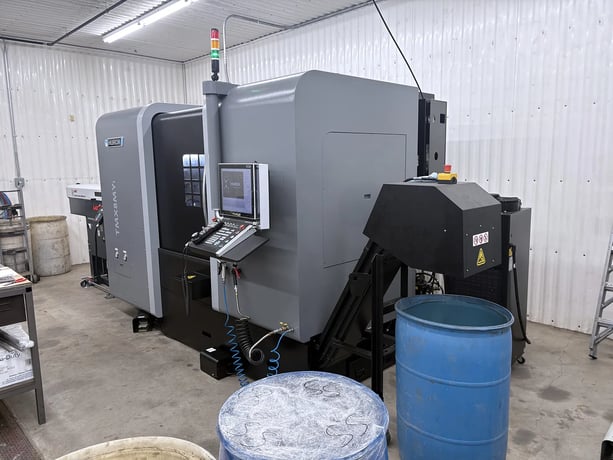 Hurco #TMX8MYI, CNC lathe, 20" swing, 8" chuck, 3-jaw, 2" bar, 17" centers, 12 turret, LNS Quick Load Servo - Image 2