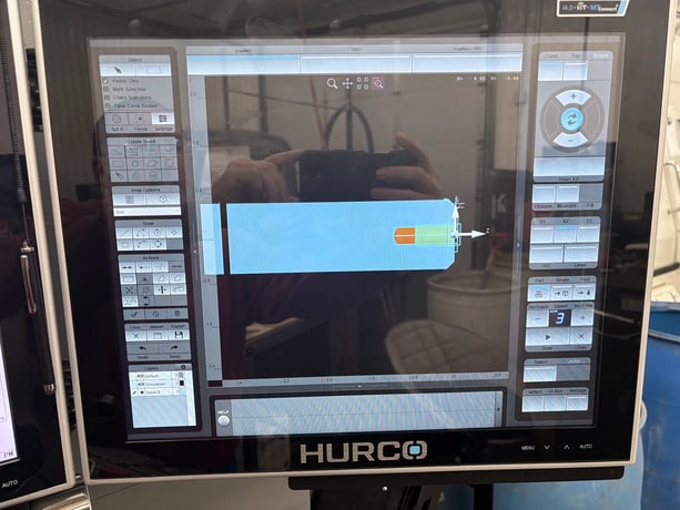 Hurco #TMX8MYI, CNC lathe, 20" swing, 8" chuck, 3-jaw, 2" bar, 17" centers, 12 turret, LNS Quick Load Servo - Image 4