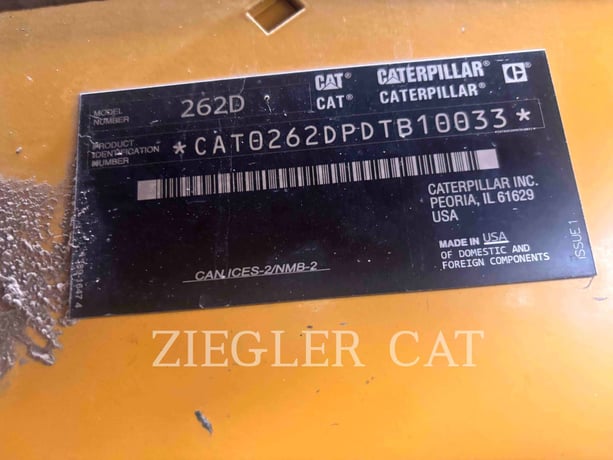 Cat 262D, Skid Steer Loader, 2023 hours, S/N: DTB10033, 2019 - Image 6