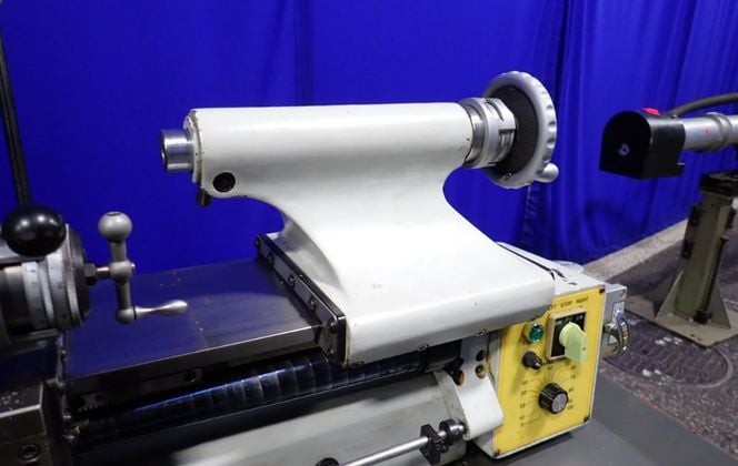 18" x 12" Victor #618-EVS, Lathe, 1" bore, 3.25 HP, tailstock, 440 V. - Image 4