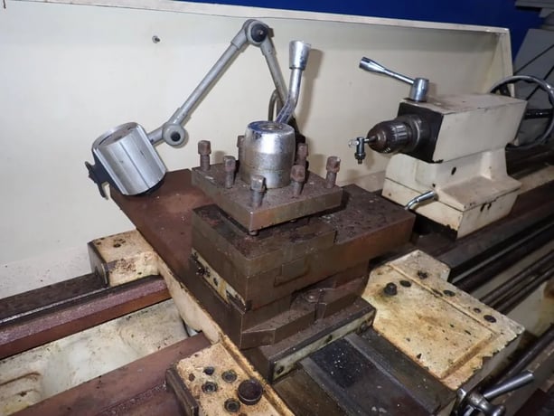 80" x 18" Jet #GH-1880ZX, Gap Bed Lathe, 3.5" bore, 3 jaw 10" chuck, 230/460 V., tailstock - Image 5