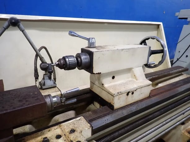 80" x 18" Jet #GH-1880ZX, Gap Bed Lathe, 3.5" bore, 3 jaw 10" chuck, 230/460 V., tailstock - Image 6
