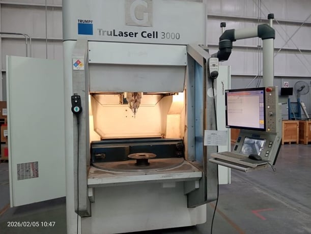 Trumpf #TruLaser-Cell-3000, 3d Fiber Laser, 31.5" x 23.6" x 15.8", 2000 Watt, 5-axis, Rotary Table, Dust - Image 1
