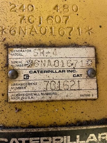 1000 KW Caterpillar #MPS2060, diesel gen, #3508 engine, 1341 HP, 480 Volts, weatherproof enclosure, 449 - Image 3