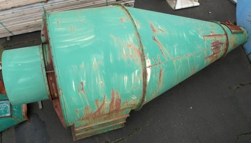 8.5'-9' Cyclone Dust Collector, 240" -6" overall length, 149" cone length, 61" body length, 18" top - Image 3