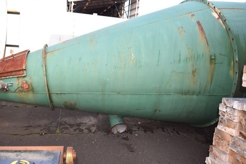8.5'-9' Cyclone Dust Collector, 240" -6" overall length, 149" cone length, 61" body length, 18" top - Image 4