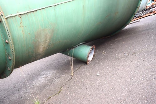 8.5'-9' Cyclone Dust Collector, 240" -6" overall length, 149" cone length, 61" body length, 18" top - Image 5