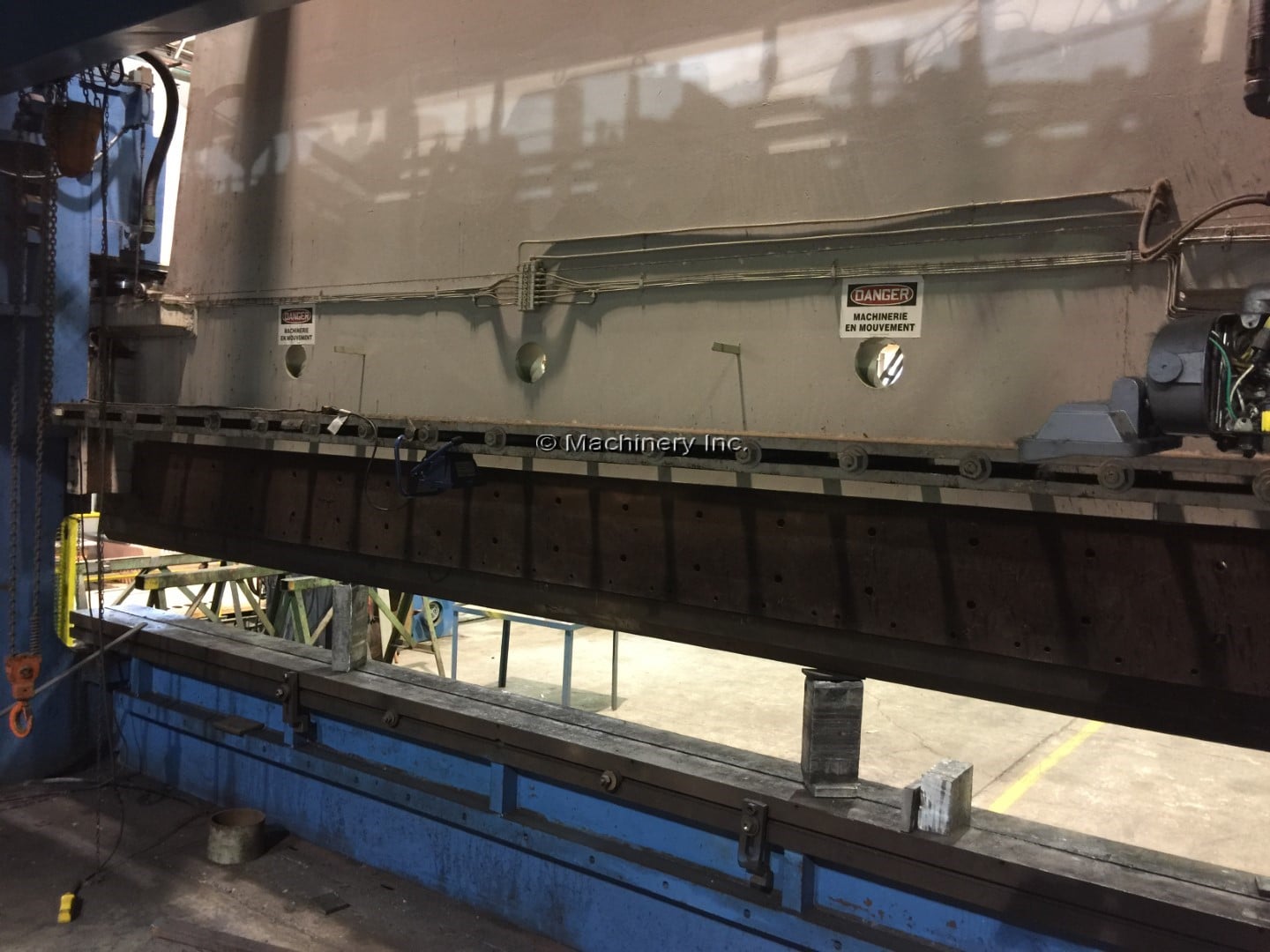 1000 Ton, Pacific #1000-20/18, hydraulic press brake, 20' overall, 216" between housing, #2187 - Image 5
