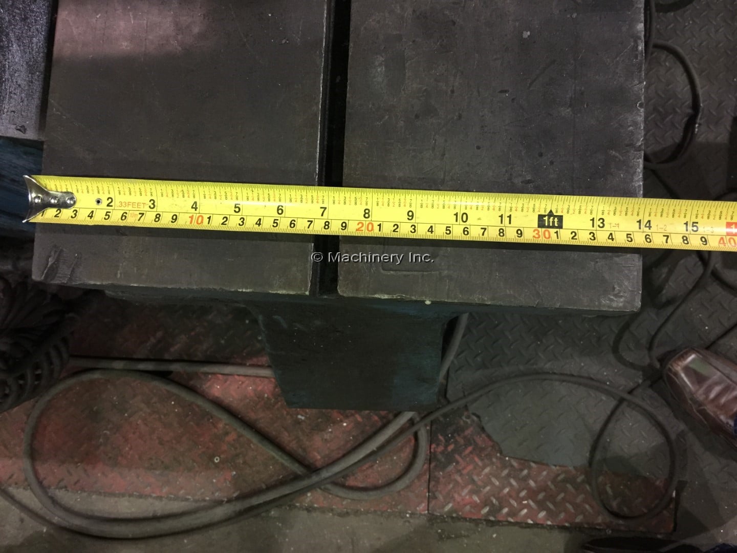 1000 Ton, Pacific #1000-20/18, hydraulic press brake, 20' overall, 216" between housing, #2187 - Image 7