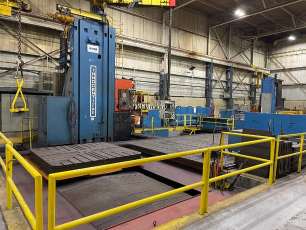6" Innocenti #FAF147.5, 10-Axis CNC ram type floor horizontal boring mill, 433" X, 138" Y, 29.5" Z, 60 Ton - Image 1