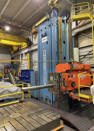 6" Innocenti #FAF147.5, 10-Axis CNC ram type floor horizontal boring mill, 433" X, 138" Y, 29.5" Z, 60 Ton - Image 3