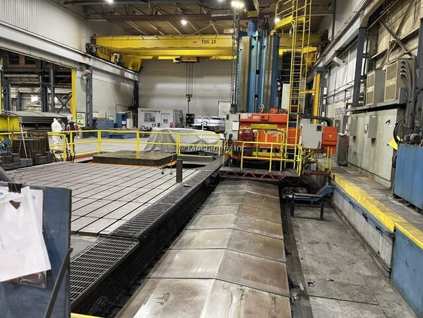 6" Innocenti #FAF147.5, 10-Axis CNC ram type floor horizontal boring mill, 433" X, 138" Y, 29.5" Z, 60 Ton - Image 4