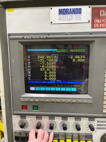 6" Innocenti #FAF147.5, 10-Axis CNC ram type floor horizontal boring mill, 433" X, 138" Y, 29.5" Z, 60 Ton - Image 7