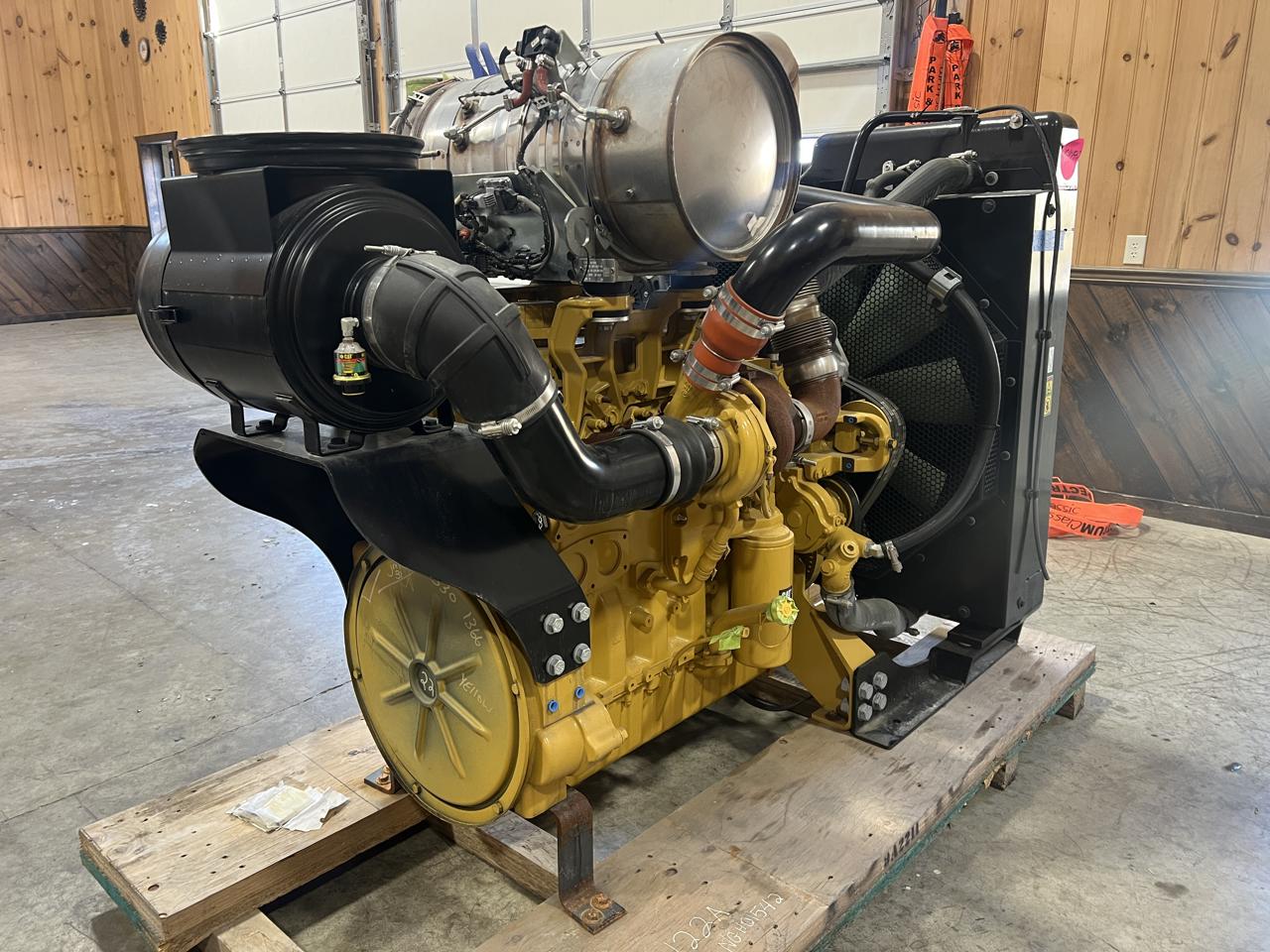 375 HP Caterpillar #C9.3B, Diesel Engine w/ Radiator & Cooling System, 14" flywheel, 280 KW @ 2200 RPM, 2019 - Image 2