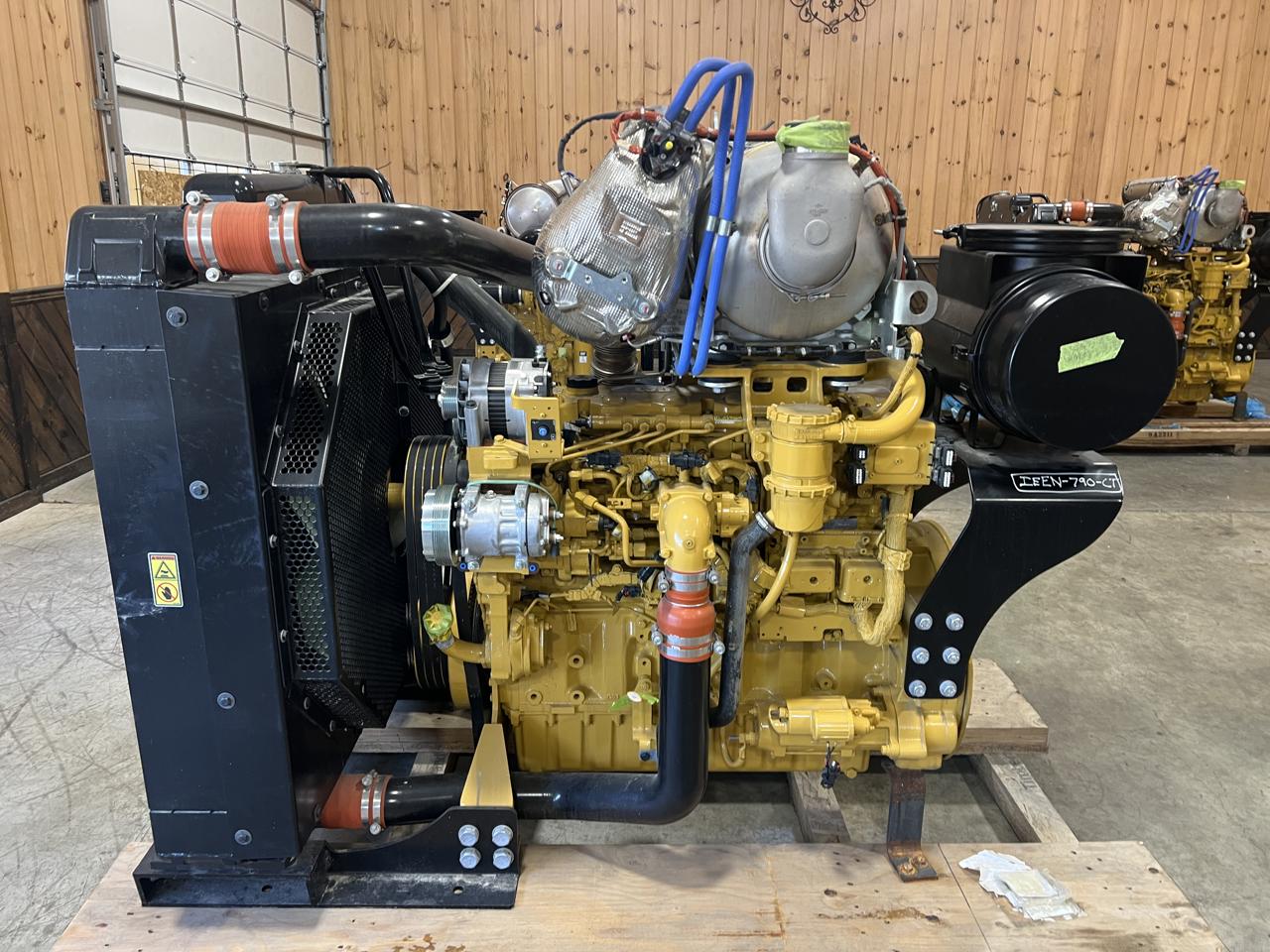 375 HP Caterpillar #C9.3B, Diesel Engine w/ Radiator & Cooling System, 14" flywheel, 280 KW @ 2200 RPM, 2019 - Image 7