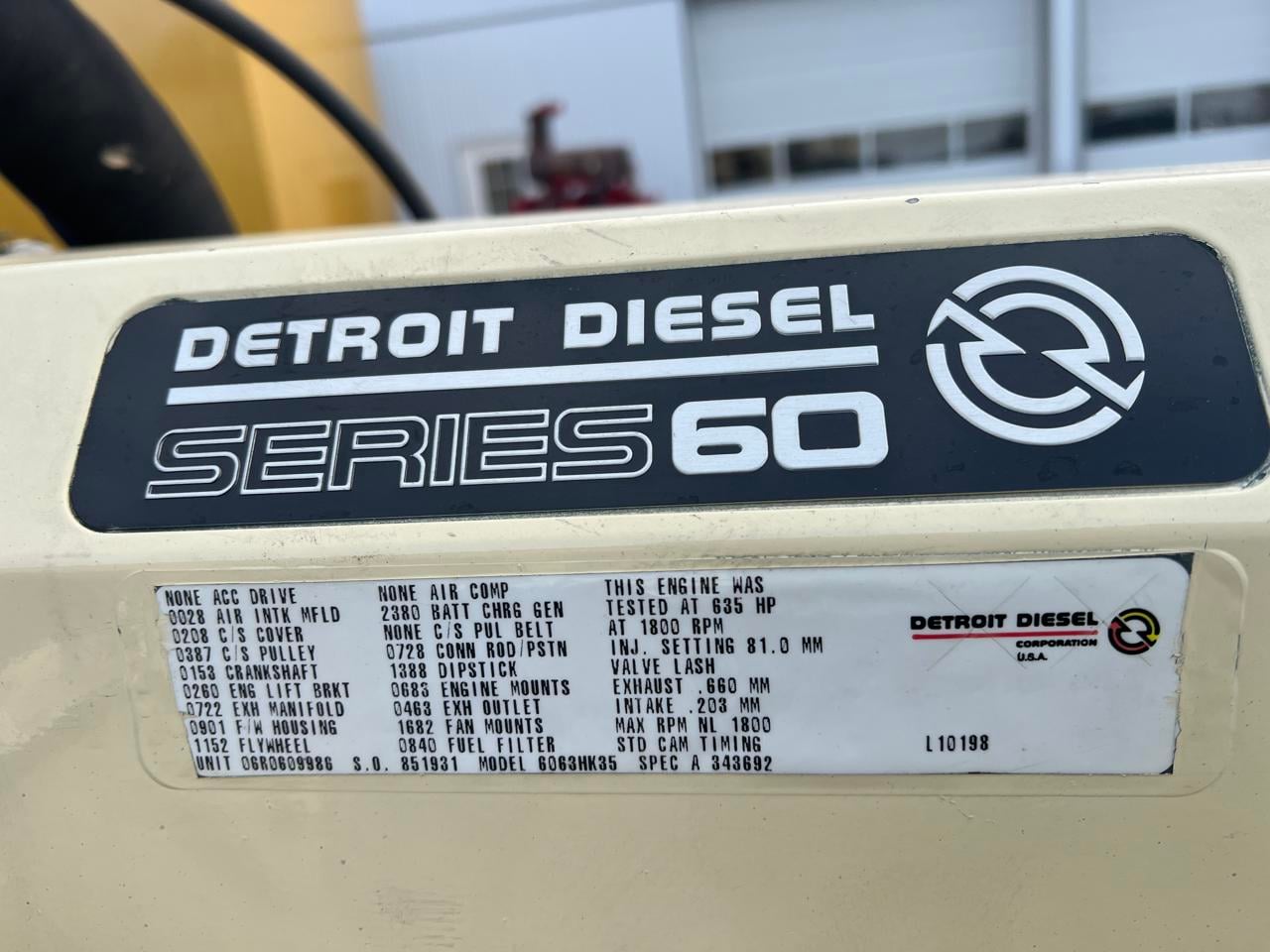 400 KW Detroit #400REOZD, Diesel Generator, 14 Liter Series 60 Detroit Diesel Engine, 1800 RPM, 480 Volts - Image 9