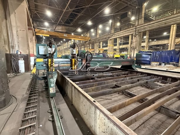 Controlled Automation #BTL-1243, Multimax Plate Processing Table, 22' x 50' table, 50'-2" cutting length, 400 - Image 6