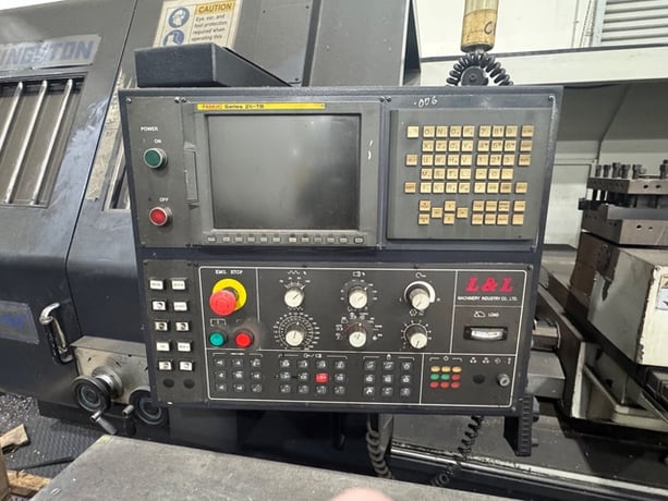 48" x 80" Kingston #LD48X80, CNC Oil Country Lathe, 9" bore, 50 HP, Fanuc 21iTF, tailstock, 2007, AS IS - Image 6