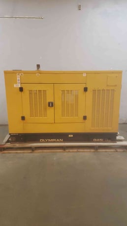 45 KW Caterpillar Olympian #G45F3S, Nat Gas LP Generator, Ford #ESG engine 1PH, 510Hrs, 2002 - Image 1