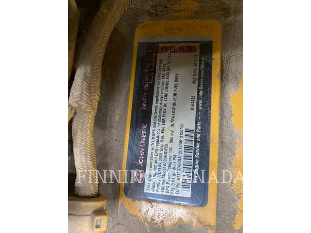 John Deere 872GP, Motor Grader, 9608 hours, S/N: 1DW872GPAJF689546, 2019 - Image 8