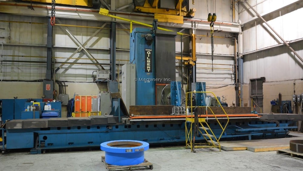 5.37" Cincinnati #JM-Macrocenter, 180" X, 96" Y, 60" x180" tbl, 1000 RPM, 30 HP, Heidenhain CNC, #2185 - Image 1