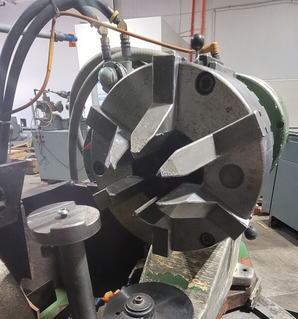 3-1/8" Rush #382, heavy duty semi-auto drill & tool grinder, self-centering 6-jaw chuck, pneumatic - Image 6