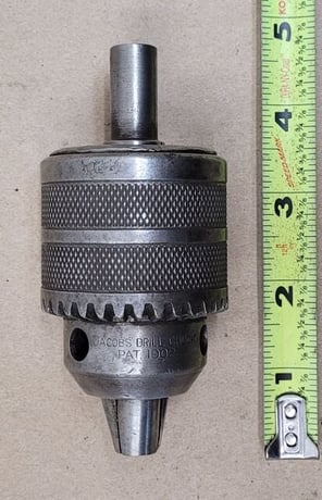 Jacobs #34, 1/2" drill chuck w/ key - Image 5