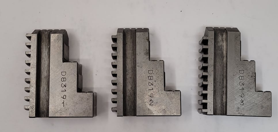 Lathe Chuck Jaws, 3 piece set - Image 1